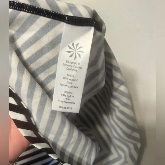 Athleta Stripe Pura Swim Dress - Picture 9 of 10